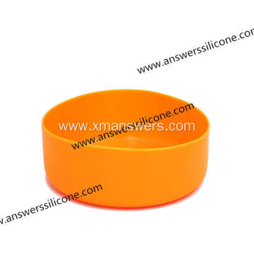 Mixed-Color Silicon Rubber Sleeve with Lid for Bottle